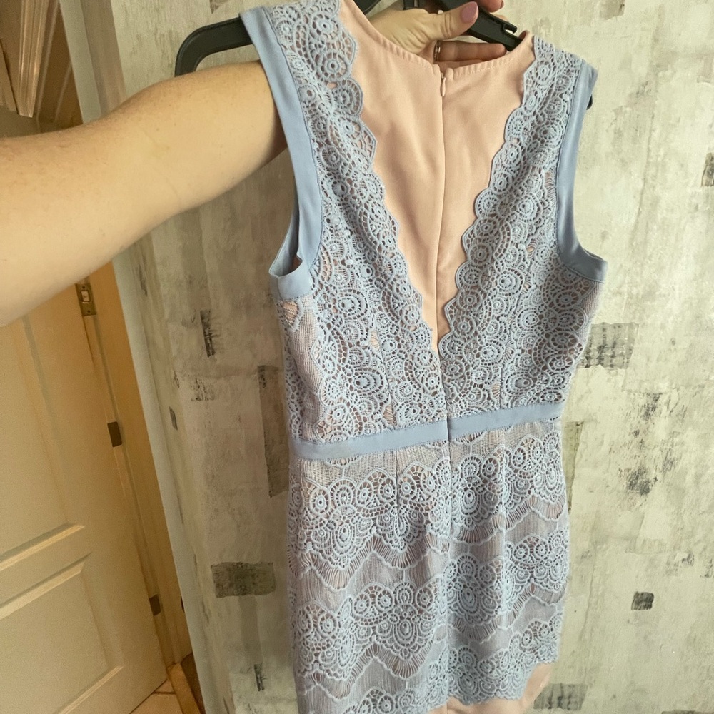 Greylin Pastel Lace Dress